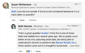 Susan Whittemore comment